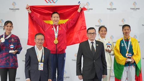 Võ Việt Nam thị uy tại SEA Games 33